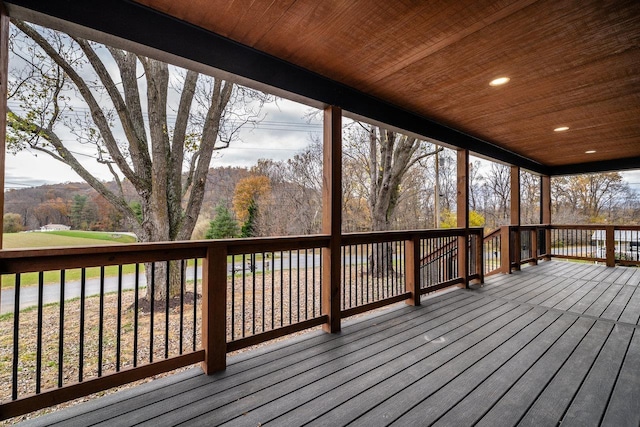 view of deck