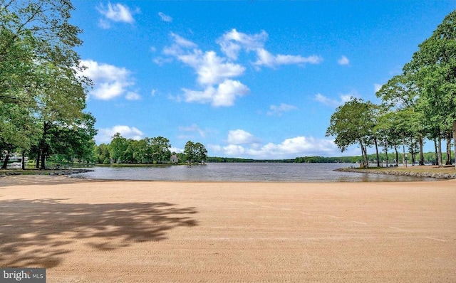 view of water feature