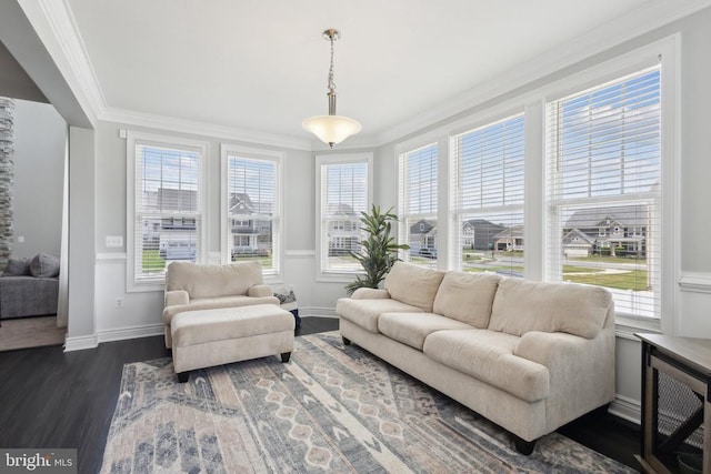 sunroom / solarium with a healthy amount of sunlight