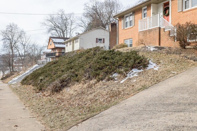 view of side of property