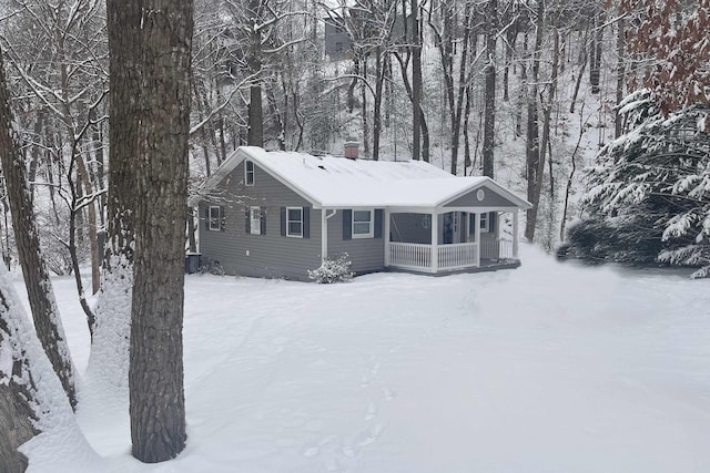 view of front of home