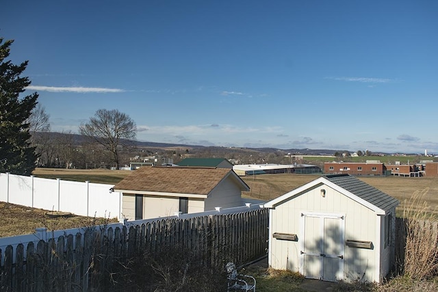 view of outdoor structure