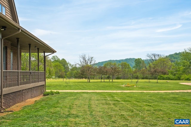view of yard