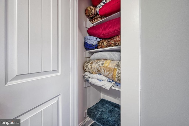 view of closet