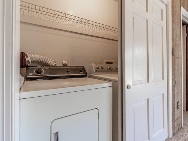 laundry area featuring independent washer and dryer