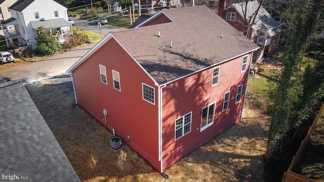 aerial view featuring a residential view