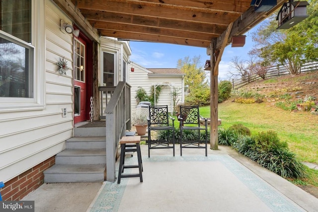 view of patio