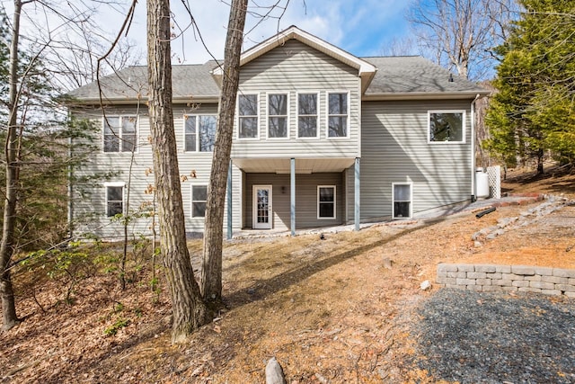 view of rear view of property