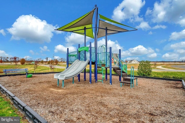 view of community jungle gym