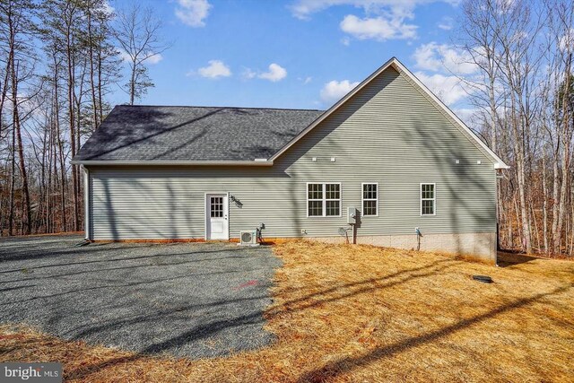 view of rear view of house