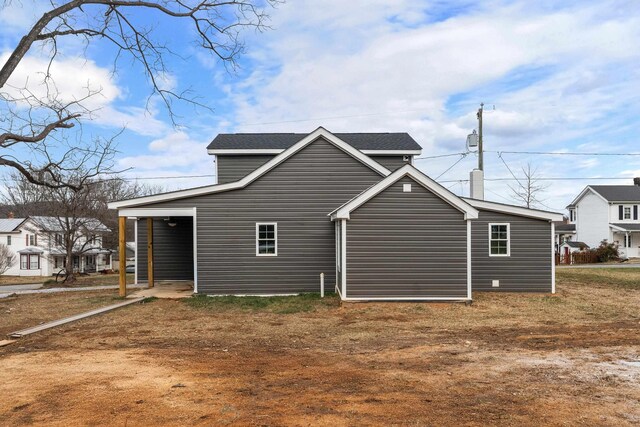 view of back of property