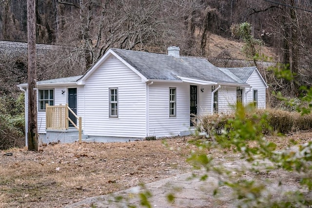 view of front of home