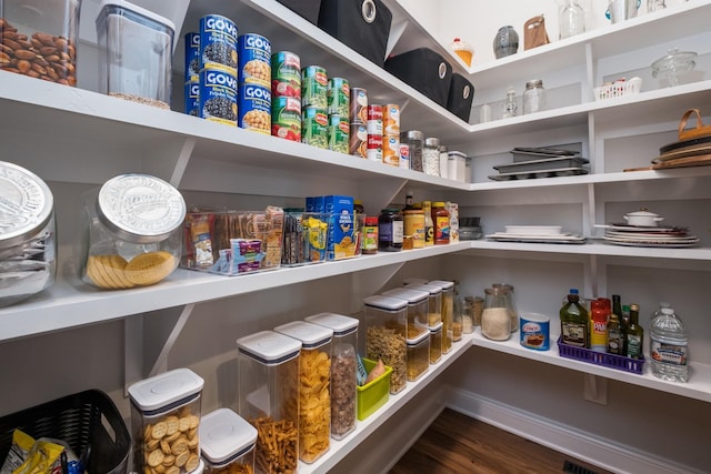 view of pantry