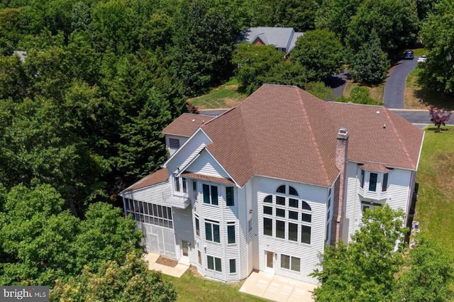 drone / aerial view