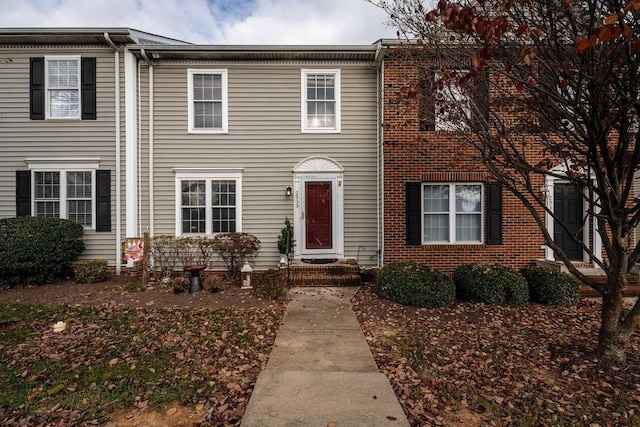 multi unit property with brick siding