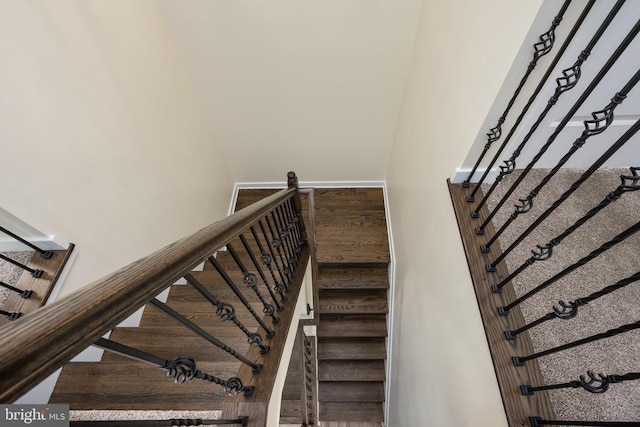 view of staircase