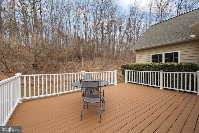 view of deck