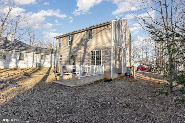 view of rear view of property