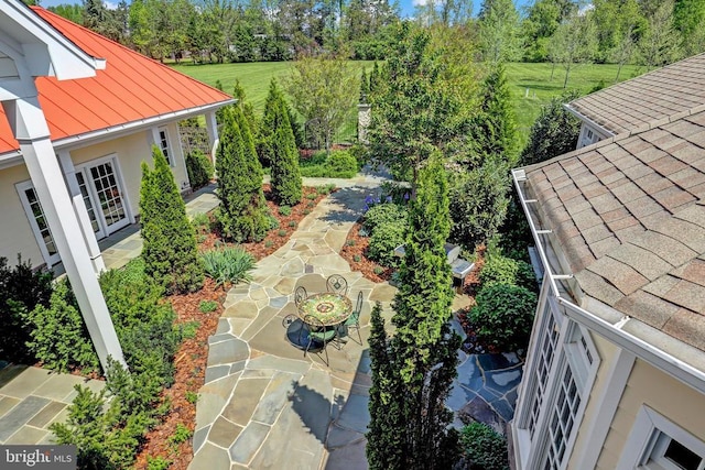 exterior space with a patio area