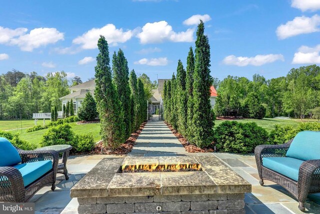 view of patio