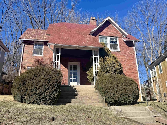 view of front of property