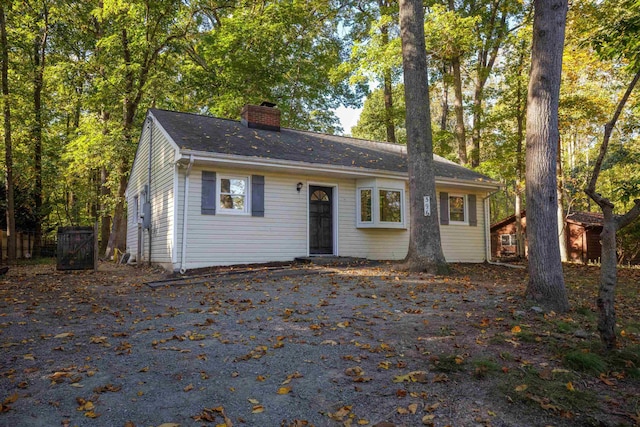 view of front of home