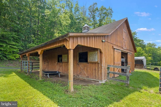 view of stable