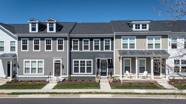 multi unit property featuring covered porch