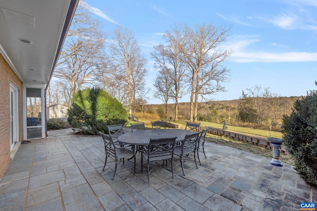 view of patio / terrace with outdoor dining space