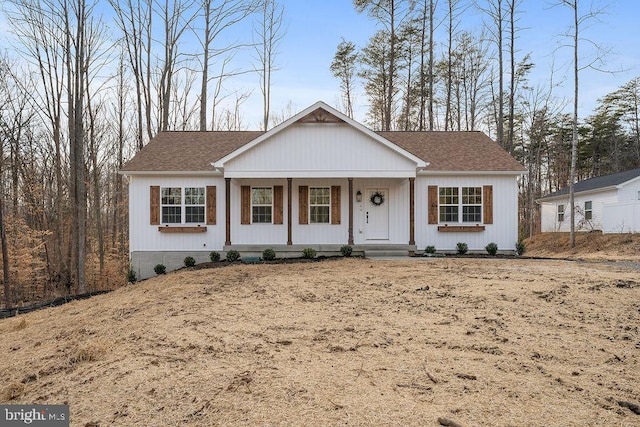 view of front of house with a porch