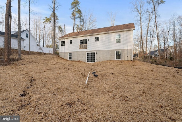 view of rear view of house