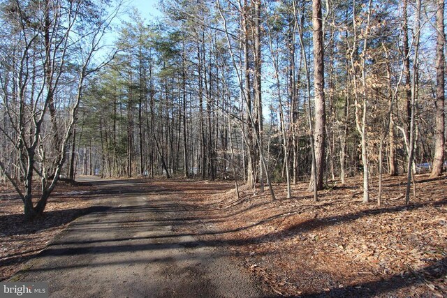 view of road