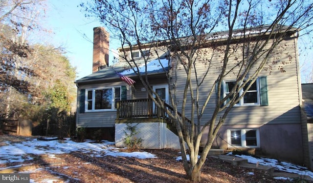 view of front of home