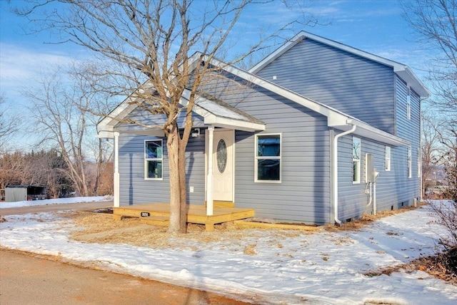 view of bungalow-style house