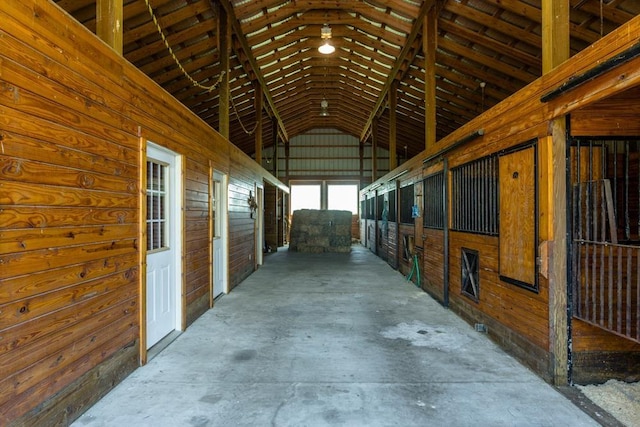 view of stable