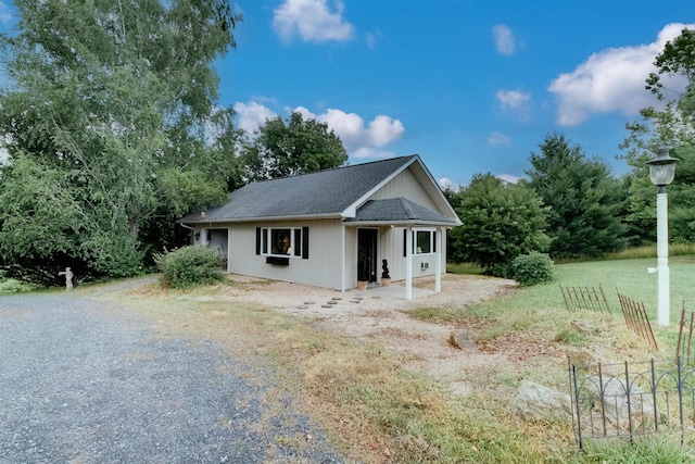 view of front of home