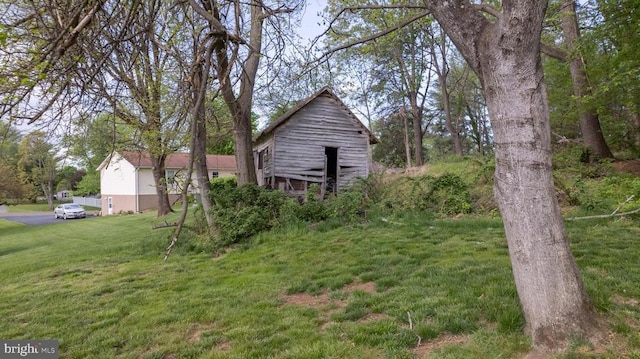 view of yard