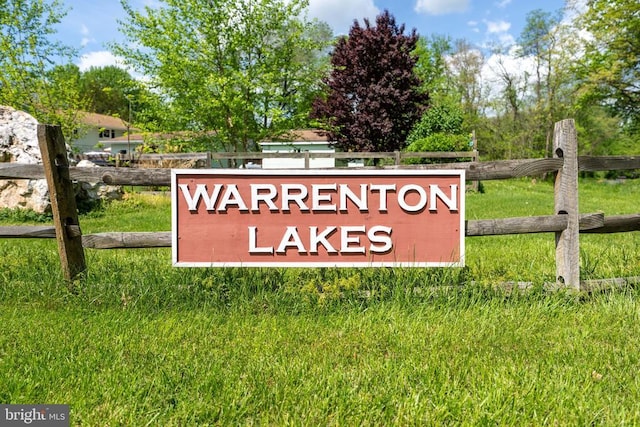 view of community / neighborhood sign
