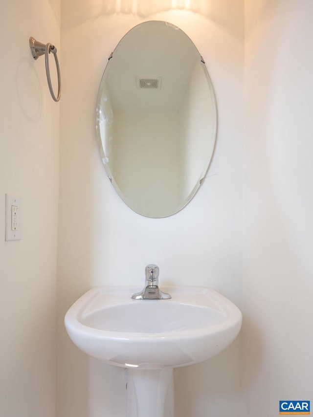 bathroom with a sink