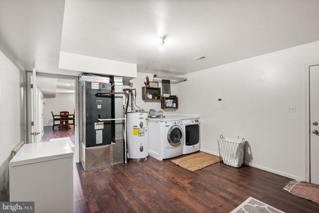 foyer entrance with dark hardwood / wood-style floors and electric panel