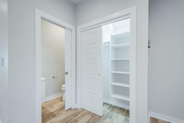 view of closet