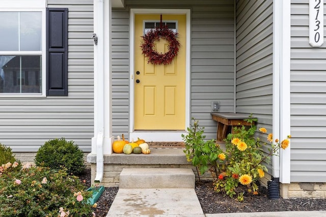 view of property entrance