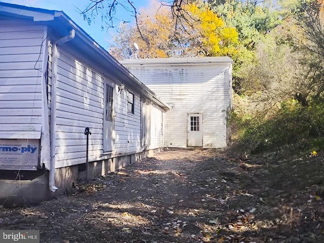 view of side of property