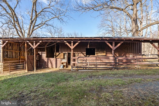 view of stable