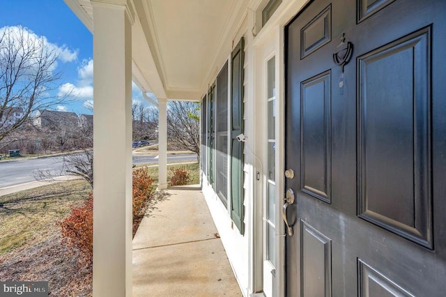 view of patio / terrace featuring a porch