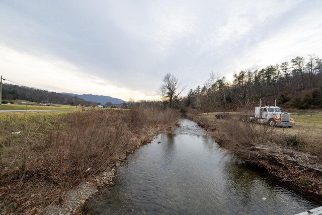 property view of water with a mountain view