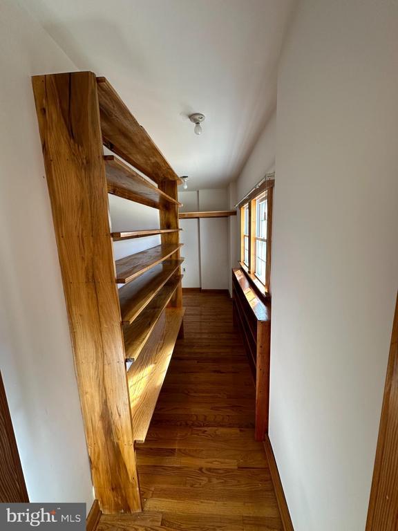 spacious closet featuring wood finished floors