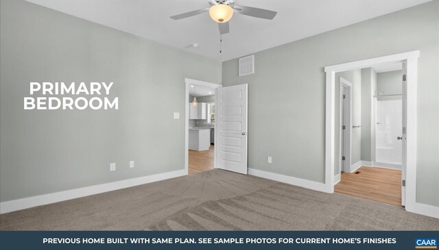 unfurnished bedroom featuring carpet floors