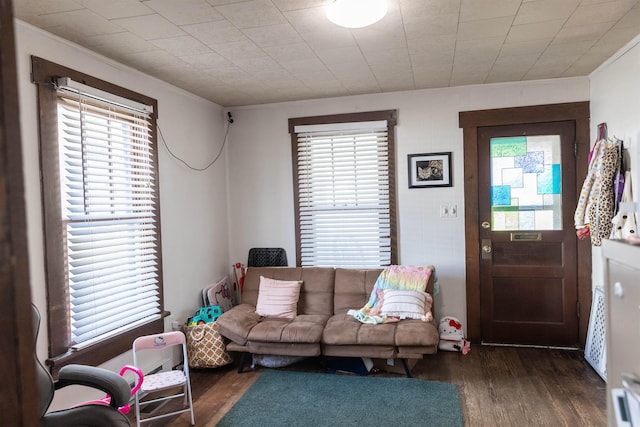 living room featuring wood finished floors