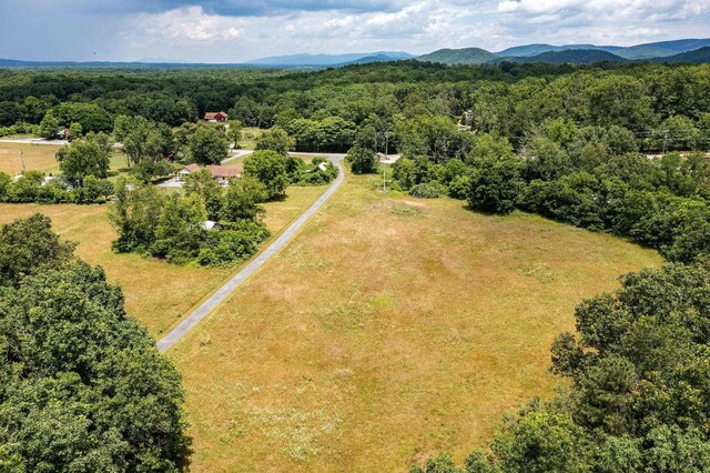 aerial view featuring a mountain view